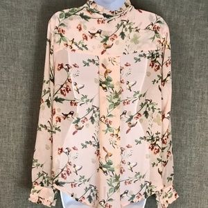 Flowers and Birds Blouse